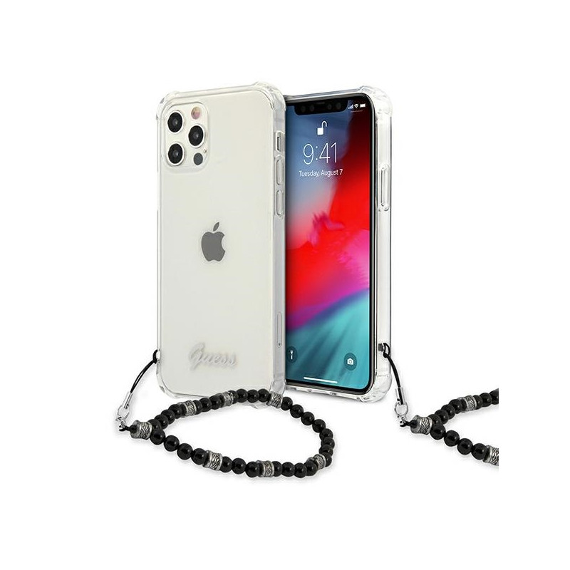 Kryt Guess GUHCP12MKPSBK pro iPhone 12 / 12 Pro - black pearl