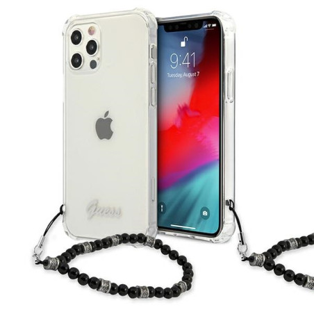 Kryt Guess GUHCP12MKPSBK iPhone 12/12 Pro - black pearl