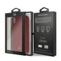 Kryt Mercedes SILICONE LINE pro iPhone XS Max - červený