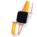 DUX DUCIS Sport Loop Textilní řemínek pro Apple Watch 42/44/45/49mm, bílo-oranžový