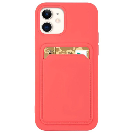 Pouzdro Hurtel pro iPhone 12 Pro Max - oranžové