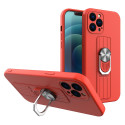 Kryt Hurtel Ring Case iPhone XS Max - červený