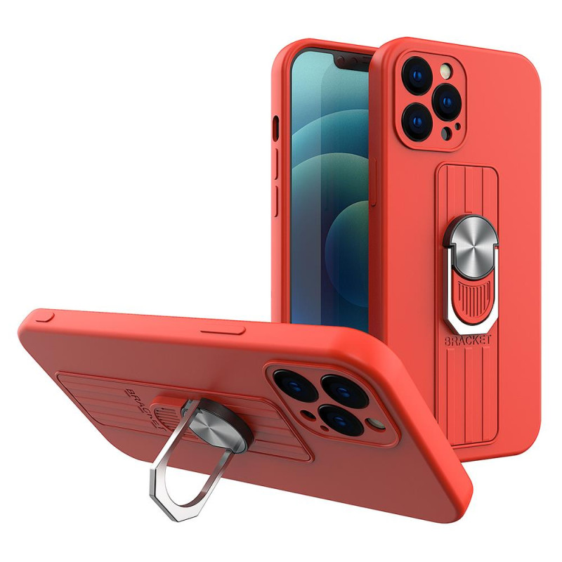 Kryt Hurtel RING CASE pro iPhone XS Max - červený