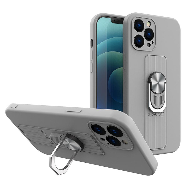 Kryt Hurtel Ring Case pro iPhone 12 mini - stříbrná