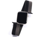 DUX DUCIS Sport Loop Textilní řemínek pro Apple Watch 42/44/45/49mm, černo-šedý