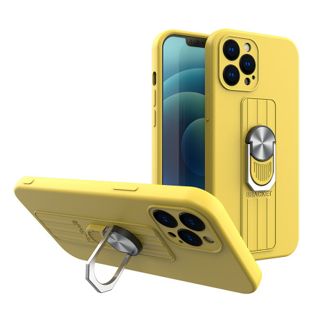 Kryt Hurtel Ring Case iPhone 12 Pro Max - žlutý