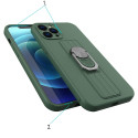Kryt Hurtel Ring Case pro iPhone 13 Pro – červená