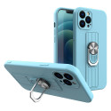 Kryt Hurtel RING CASE pro iPhone 13 Pro – světle modrá