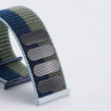 DUX DUCIS Sport Loop Textilní řemínek pro Apple Watch 42/44/45/49mm, khaki-tmavě modrý
