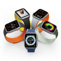 DUX DUCIS Strap LD Magnetický silikonový řemínek pro Apple Watch 38/40/41, černo-žlutý