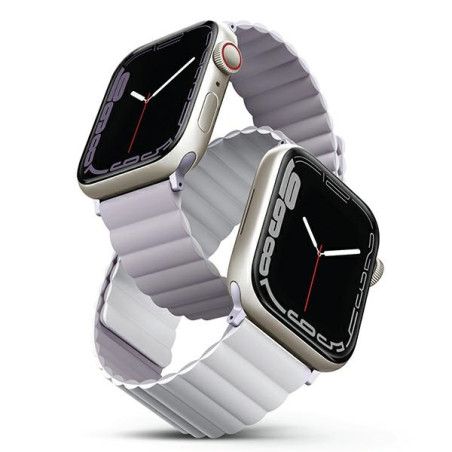 Řemínek UNIQ REVIX pro Apple Watch 42/44/45/49mm - lilac-white