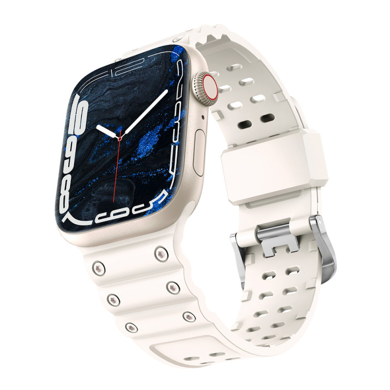 Řemínek Hurtel Strap Triple Protection pro Apple Watch 38/40/41 mm - beige