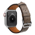 Řemínek Hurtel Strap Leather pro Apple Watch 38/40/41 mm - tmavě hn