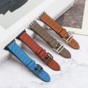 Řemínek Hurtel Strap Leather pro Apple Watch 38/40/41 mm - tmavě hn