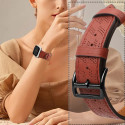 Hurtel STRAP LEATHER řemínek pro Apple Watch 38/40/41 mm - červený