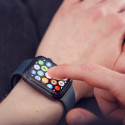 Wozinsky FULL GLUE ochranné sklo pro Apple Watch Ultra 49mm - černé