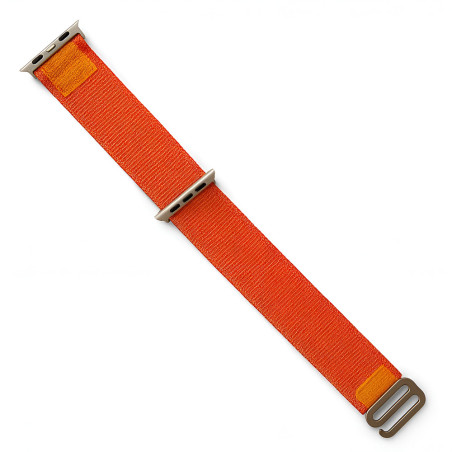 Řemínek Apple Watch 38/40/41mm oranžový - ocelová přezka