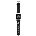 Řemínek Karl Lagerfeld 3D Rubber Choupette pro Apple Watch - černý