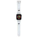 Řemínek Karl Lagerfeld 3D Rubber pro Apple Watch 42/44/45/49mm - bí