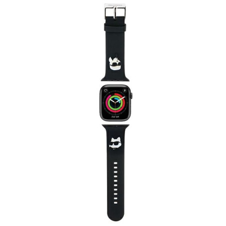 Řemínek Karl Lagerfeld Karl&Choupette pro Apple Watch 42/44/45/49mm