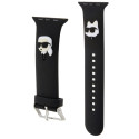 Řemínek Karl Lagerfeld Karl&Choupette pro Apple Watch 42/44/45/49mm