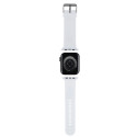 Řemínek Karl Lagerfeld 3D RUBBER pro Apple Watch - bílý