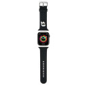 Řemínek Karl Lagerfeld 3D RUBBER Karl Head pro Apple Watch - černý