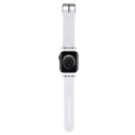 Řemínek Karl Lagerfeld 3D RUBBER Karl Head pro Apple Watch - bílý