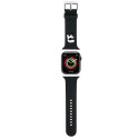 Řemínek Karl Lagerfeld 3D Rubber Karl Head pro Apple Watch - černý