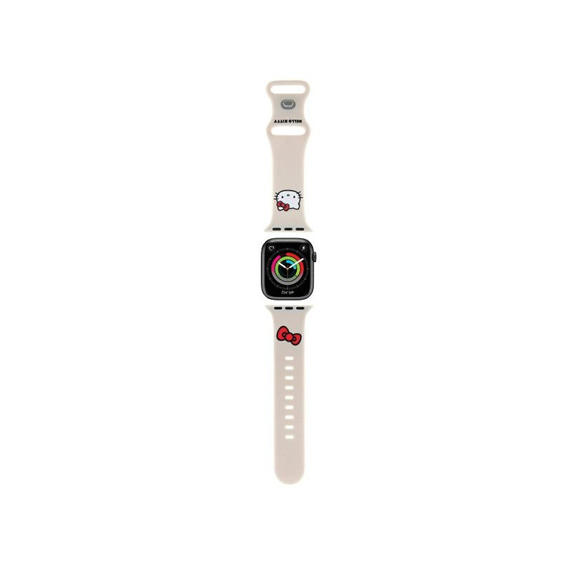 Řemínek Hello Kitty pro Apple Watch 38/40/41mm - béžový
