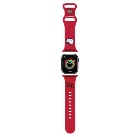 Řemínek Hello Kitty pro Apple Watch 38/40/41mm - červený