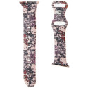 Řemínek Hello Kitty Silicone Tags Graffiti pro Apple Watch 38/40/41m