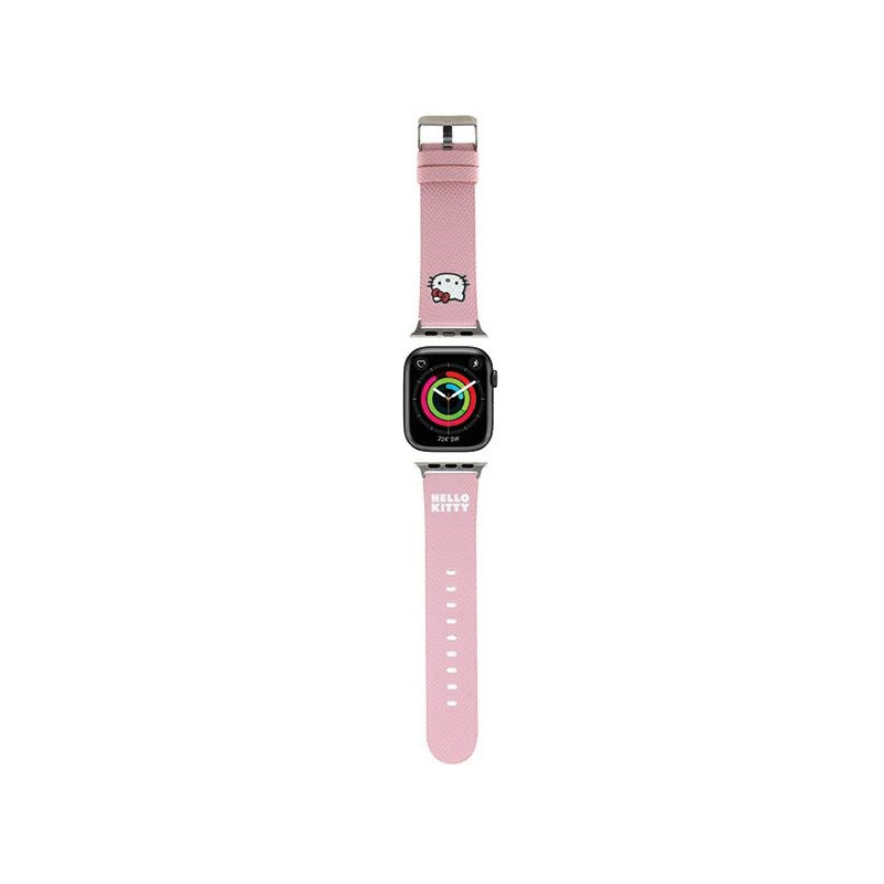 Řemínek Hello Kitty pro Apple Watch 38/40/41mm - růžová