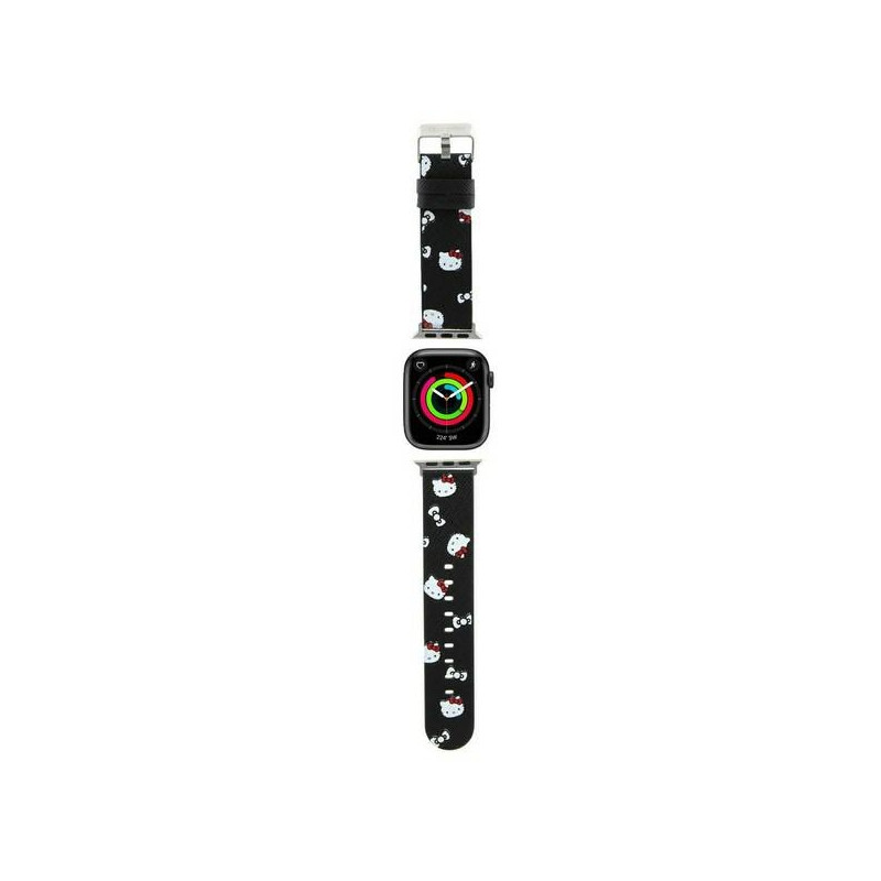 Řemínek Hello Kitty pro Apple Watch 38/40/41mm - black