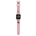 Řemínek Hello Kitty pro Apple Watch 42/44/45/49mm - růžový