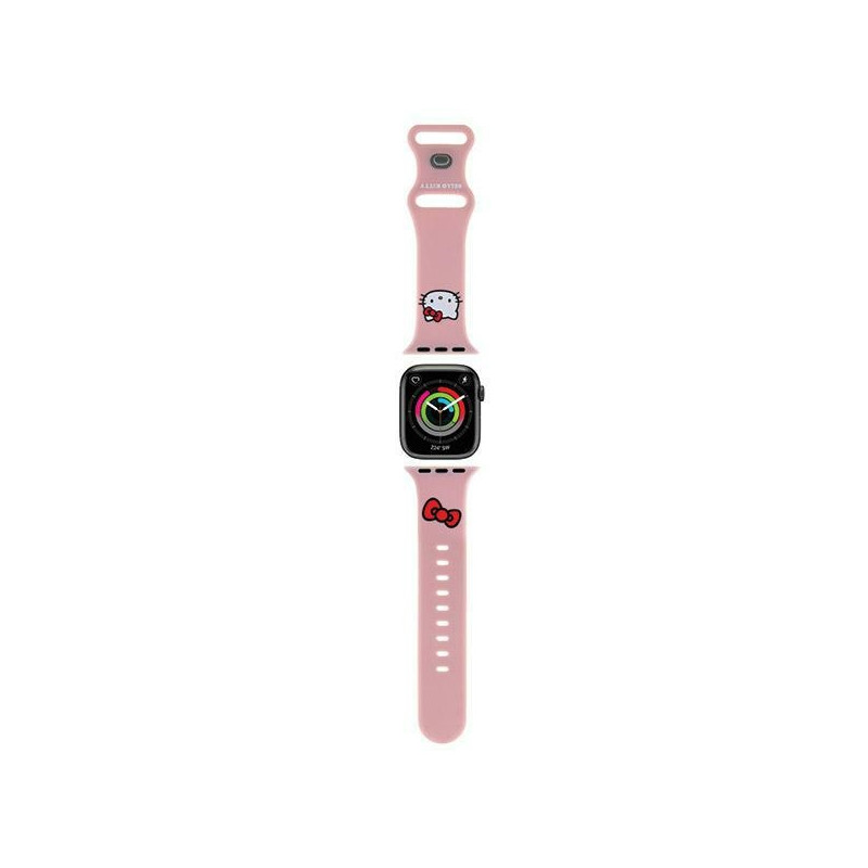 Řemínek Hello Kitty pro Apple Watch 42/44/45/49mm - růžový
