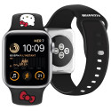 Řemínek Hello Kitty pro Apple Watch 42/44/45/49mm černý