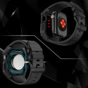 Řemínek Kingxbar CYF140 2v1 pro Apple Watch 45 mm - černý