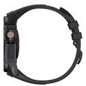 Řemínek Kingxbar CYF140 2v1 pro Apple Watch 45 mm - černý
