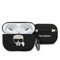 Karl Lagerfeld silikonové pouzdro AirPods Pro - black/black