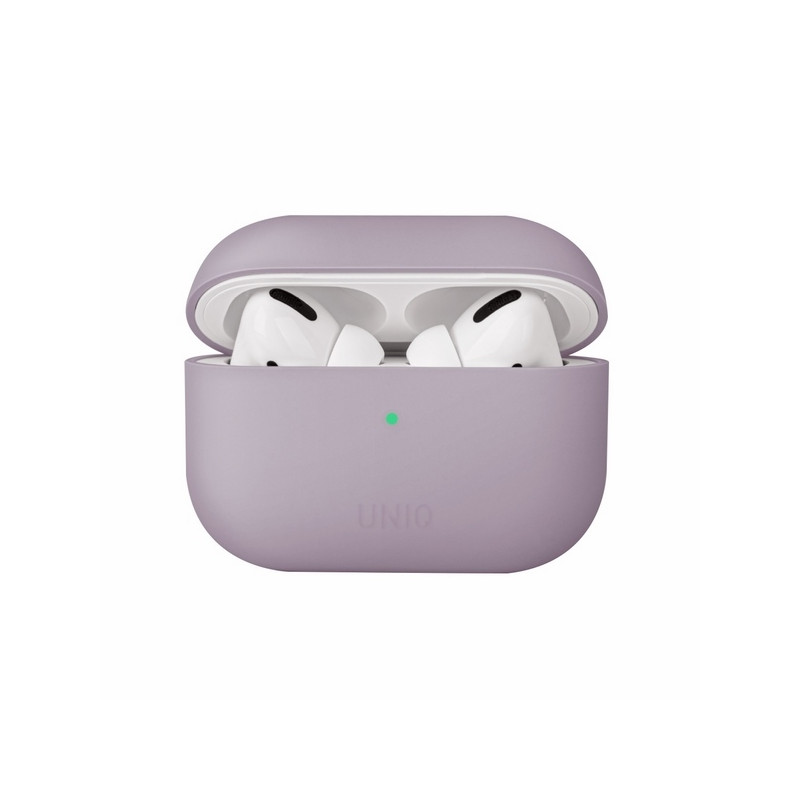 Kryt UNIQ LINO pro AirPods Pro - levandulová