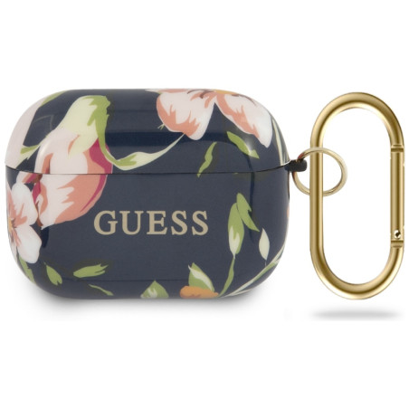 Kryt Guess GUACAPTPUBKFL03 pro AirPods Pro - modrá