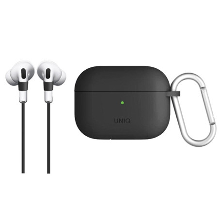 UNIQ VENCER silikonové pouzdro pro AirPods Pro – šedé
