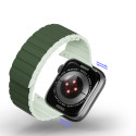 DUX DUCIS Strap LD Magnetický silikonový řemínek pro Apple Watch 38/40/41, zelený