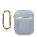 Pouzdro Guess GUACA2TPUMCGC02 pro AirPods - modrá Tie & Dye