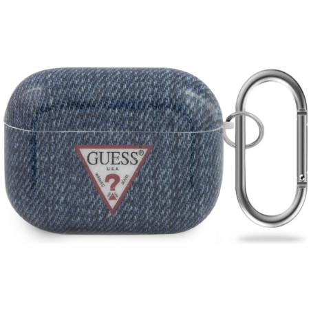 Pouzdro Guess GUACAPTPUJULDB pro AirPods Pro - navy