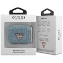 Pouzdro Guess GUACAPTPUJULLB pro AirPods Pro - modrá/světle modrá
