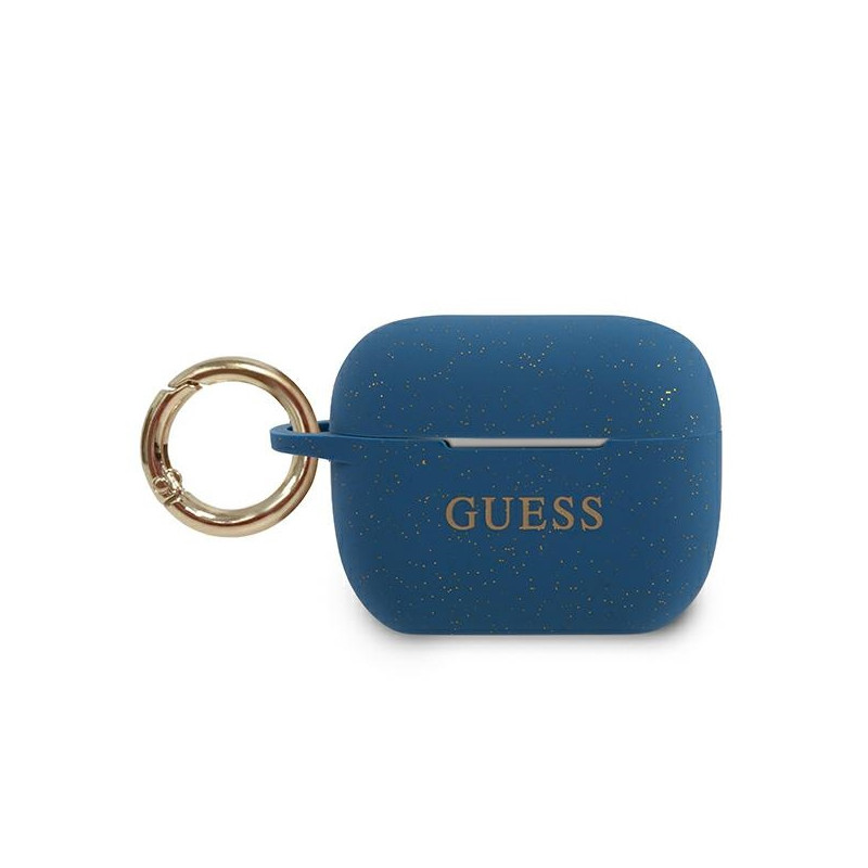 Kryt Guess GUACAPSILGLBL pro AirPods Pro - modrý (modrá)