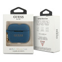 Kryt Guess GUACAPSILGLBL pro AirPods Pro - modrý