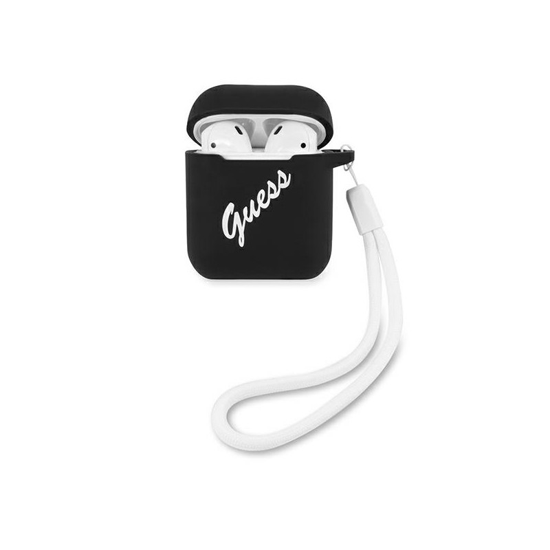 Kryt Guess GUACA2LSVSBW pro AirPods - černobílý